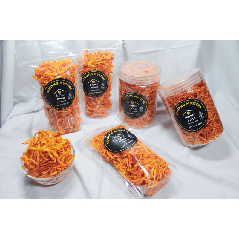 

KENTANG MUSTOFA dapur Nena kemasan toples 180gr (tidak terlalu pedas) tanpa pengawet cocok untuk oleh-oleh