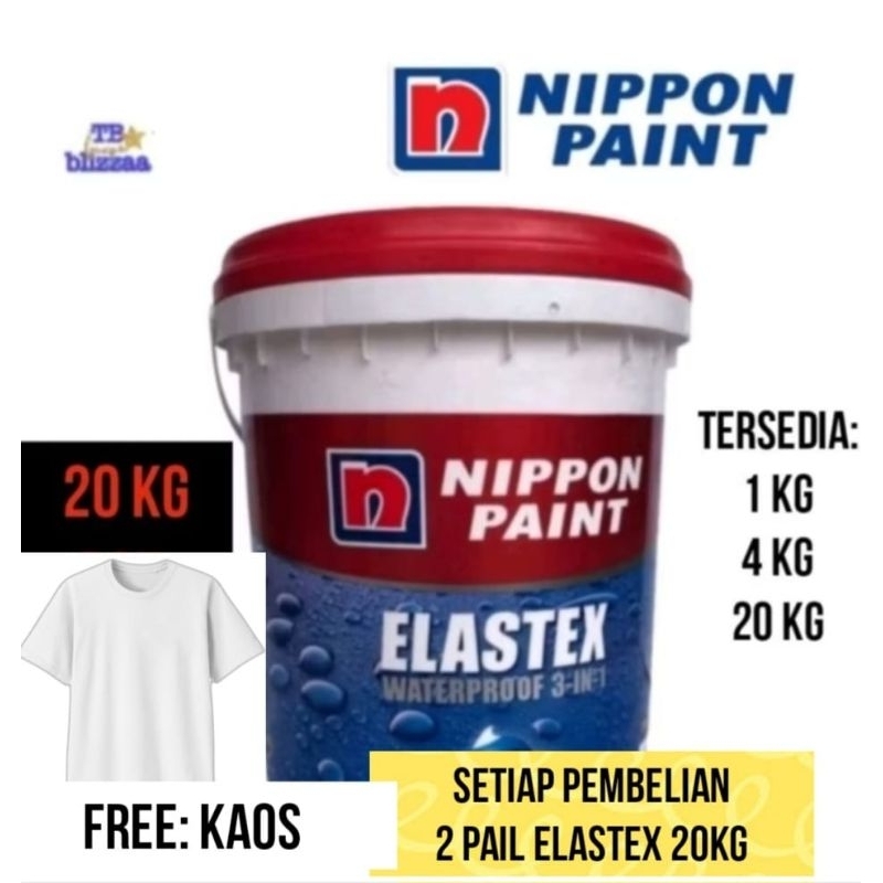 Elastex 20kg Elastex Waterproofing 20kg Pail Nippon Paint Elastex 3in1 Ready Mix Waterproof 20kg Pel
