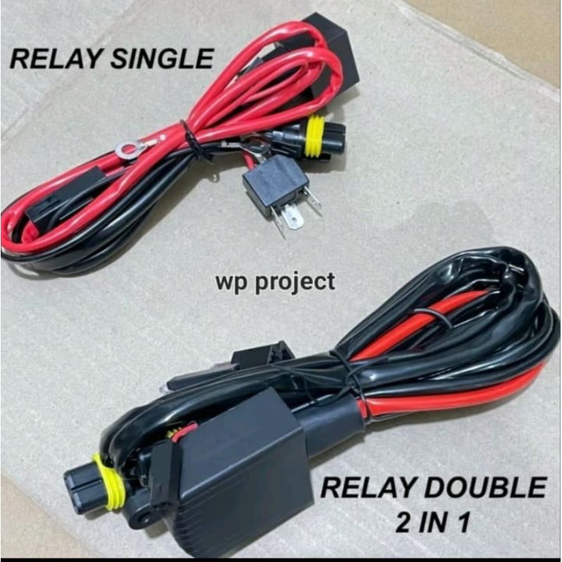 Relay Lampu set Biled HID projector RELAY Foglamp BILED D2 Laser