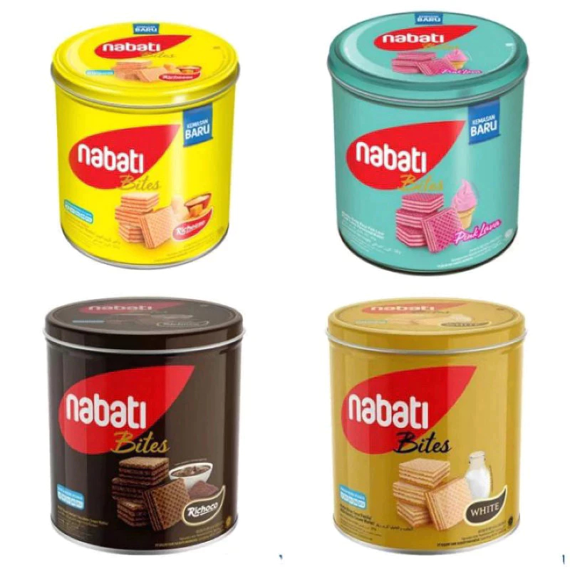 

Nabati coklat keju Kaleng 287 gr jajan snack /Tango Wafer Cokelat Kaleng 240 g