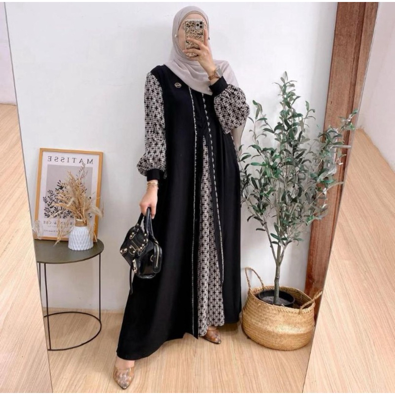 Padma dress Amore ruby - Gamis Amore ruby - Padma Amore