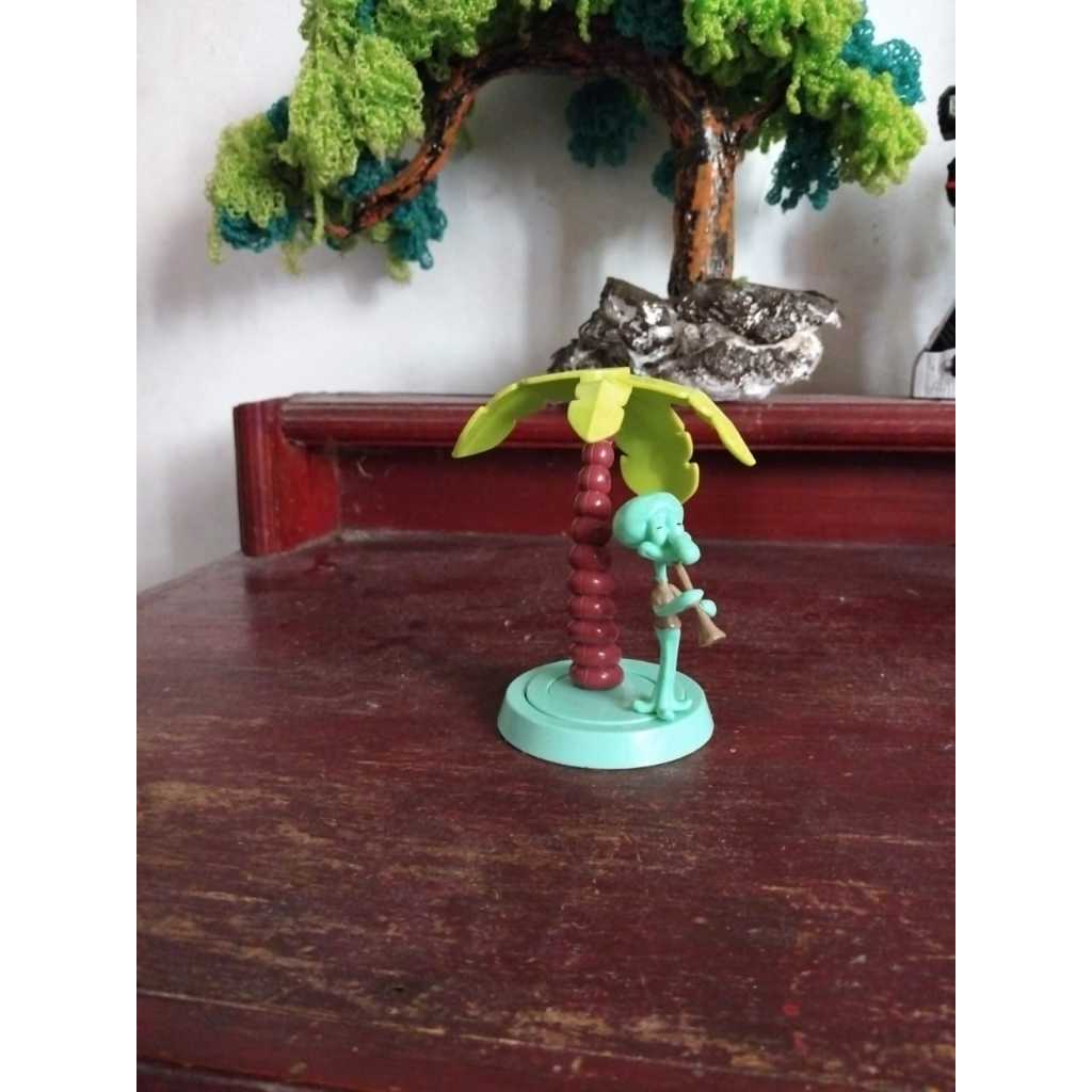 Squidward pohon kelapa Temen Spongebob Figure