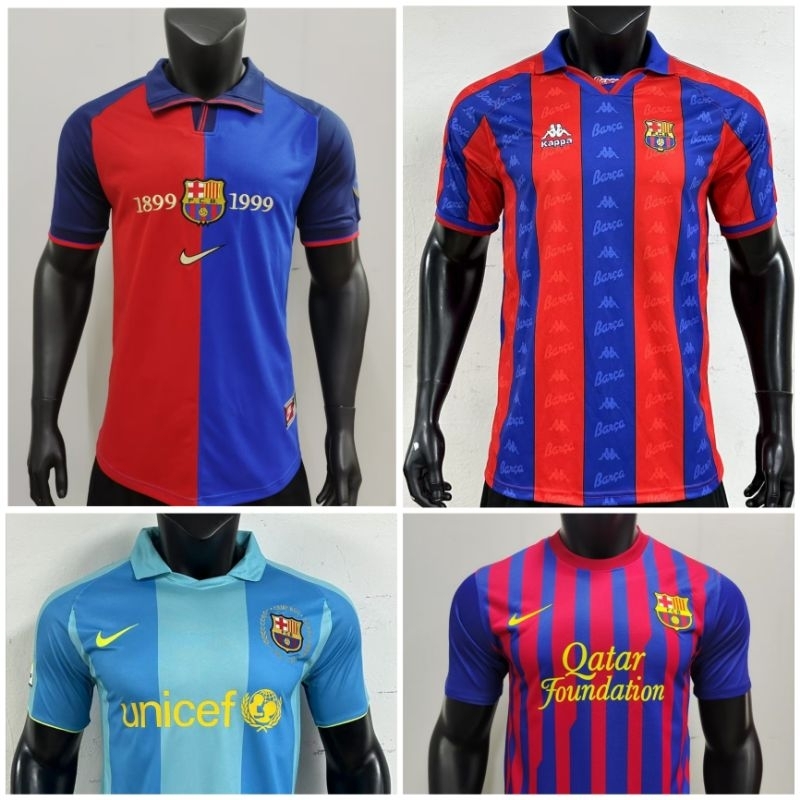 LIVE 7 RETRO BARCELONA HOME 1899 1999 RETRO BARCELONA HOME 2008 2009 FINAL ROMA RETRO BARCELONA HOME