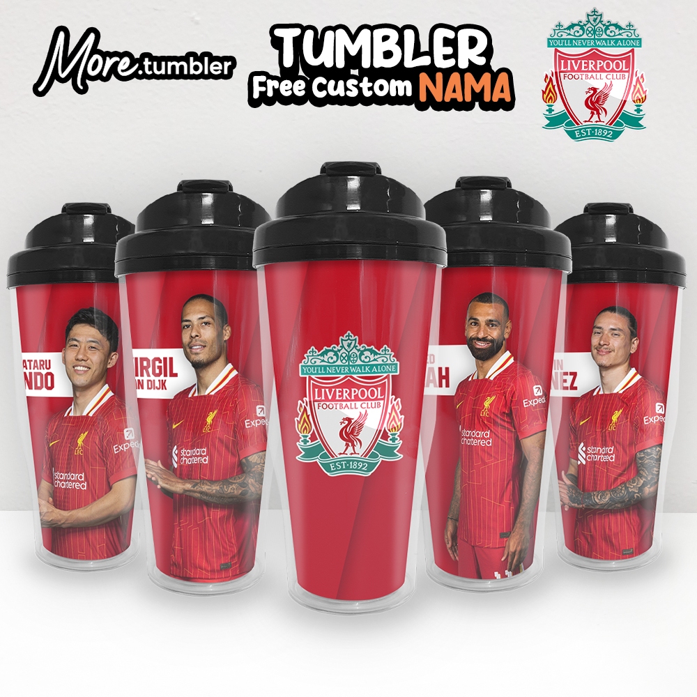 Tumbler LIVERPOOL RED / botol minum LIVERPOOL Unofficial / merchandise kado / type P