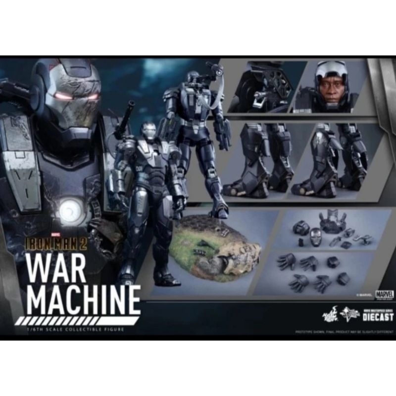 hot toys war machine mark 1( bukan yang reissue )