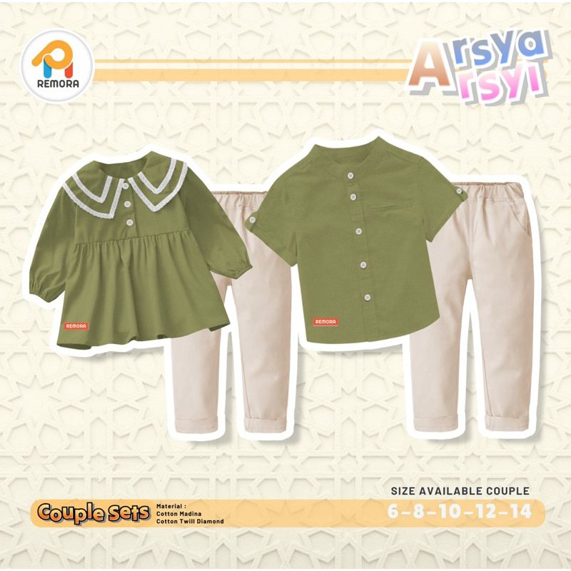 SET ARSYA ARSYI | BAJU COUPLE ANAK