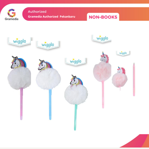 

Gramedia - Wigglo Party Unicorn Topper Pom-Pom Pen