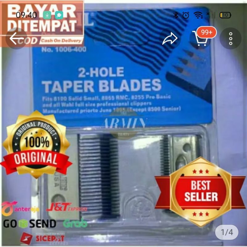 mata pisau clipper wahl,taper blade set/Refill mata pisau clipper wahlmata pisau pisau cukur WAHL