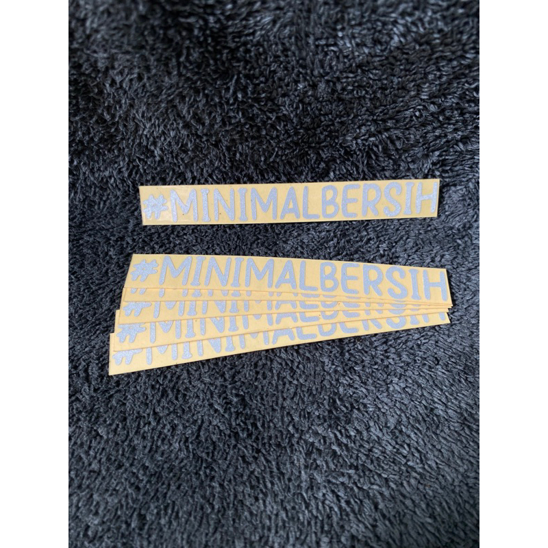 

STIKER MINIMALBERSIH by StdClean