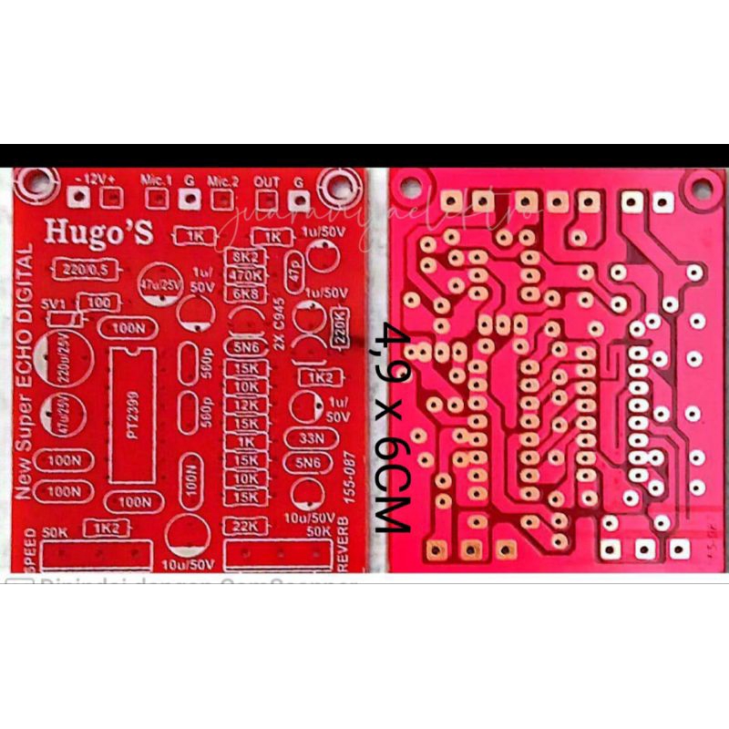 25 PCS PCB SUPER ECHO DIGITAL HUGOS ( 087 ) @ RP 1850