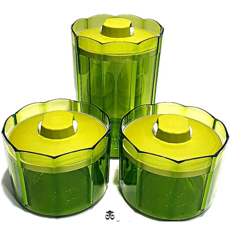 advan counterpart tupperware toples kristal hijau advanced 1,3 L