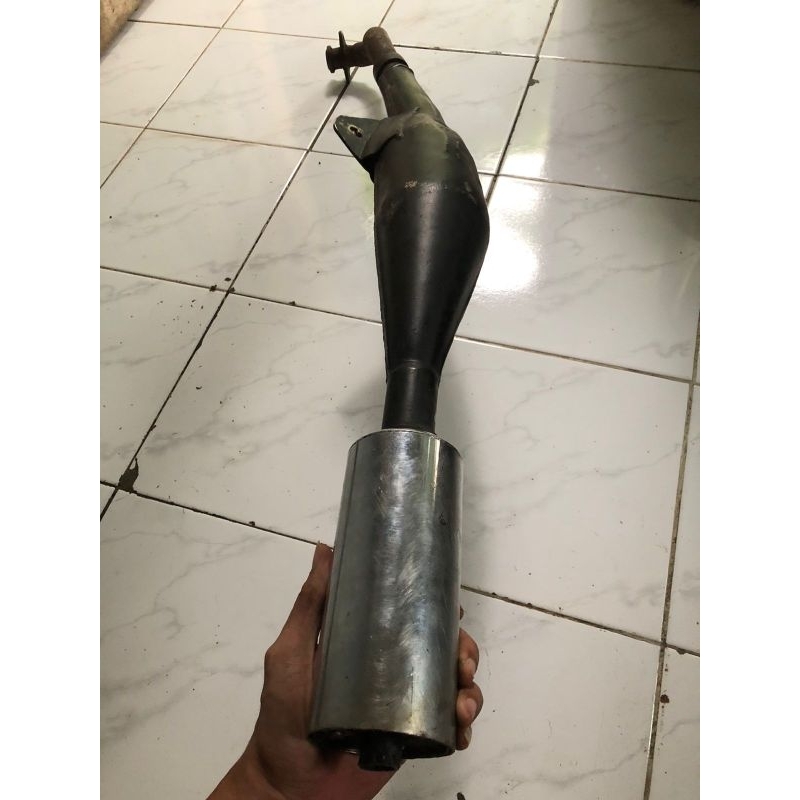Knalpot std fiz r perut hitam ori fizr f1zr f1z r force1 sudah bobokan bedelan prepet