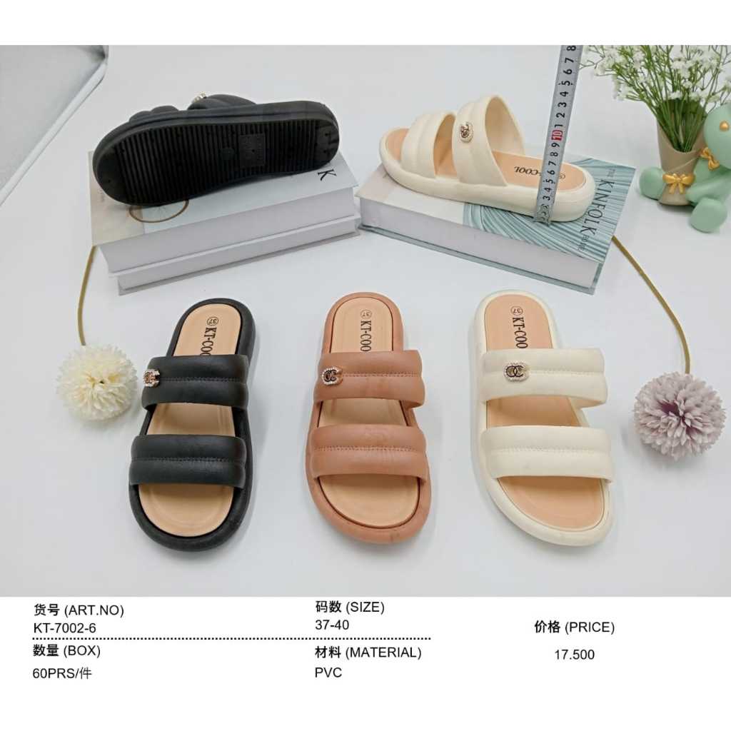 Sandal wanita Ban 2 Kangtai KT 7002
