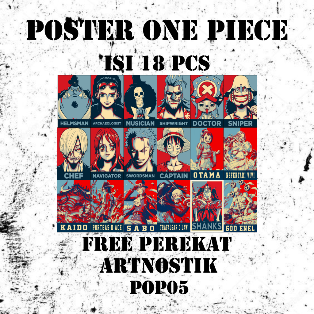 Poster Bounty One Piece A4
