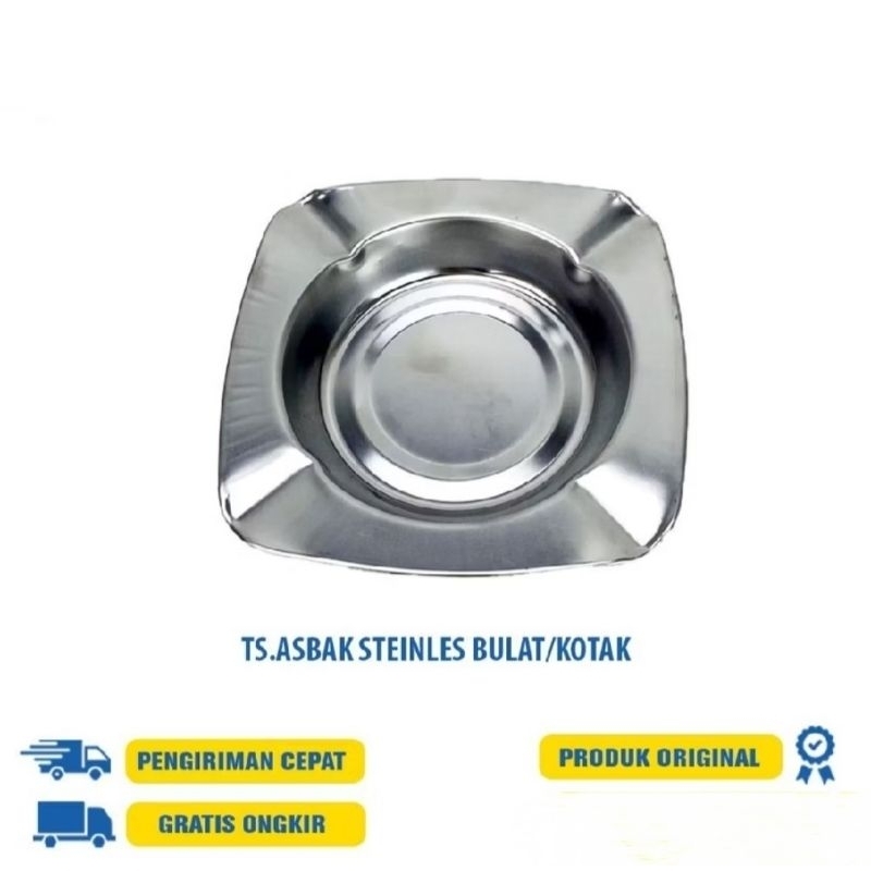 Asbak Steinles Kotak / asbak kotak / Asbak