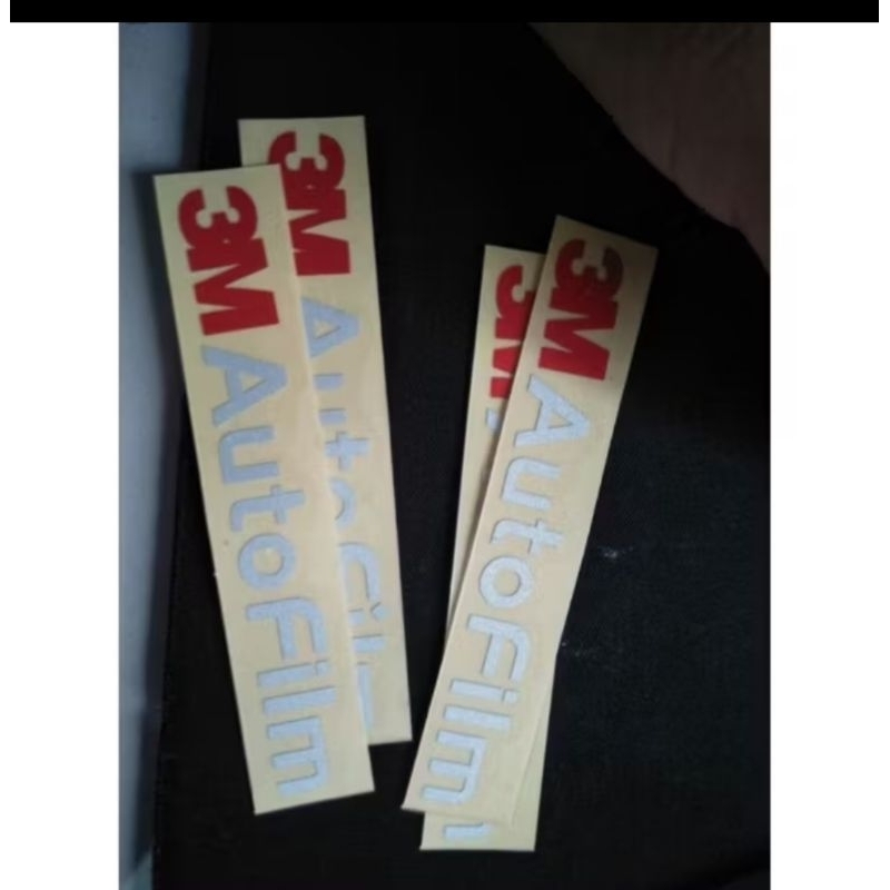 Stiker cutting logo 3M AutoFilm, 3M, Sticker Mobil, Stiker Logo 3M, Tulisan 3M AutoFilm