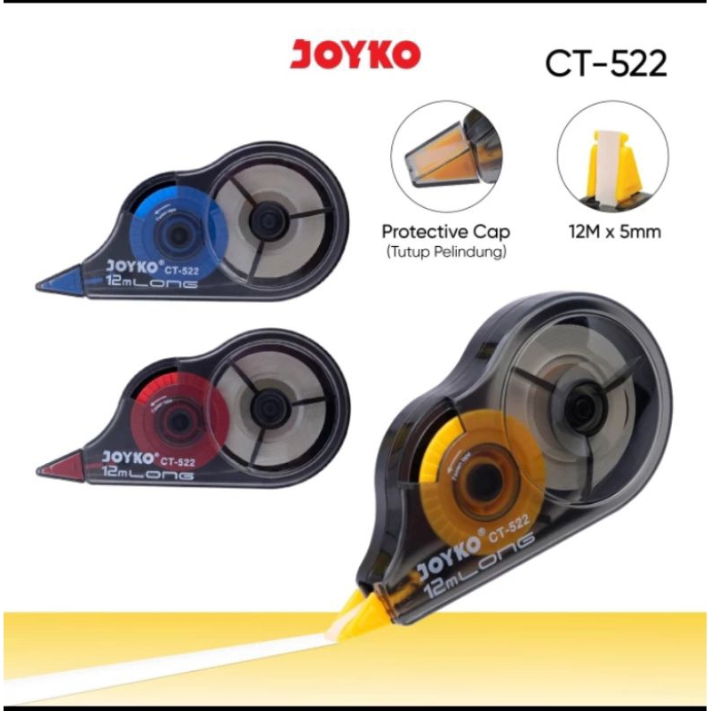 

Correction tape / pita koreksi joyko CT-522