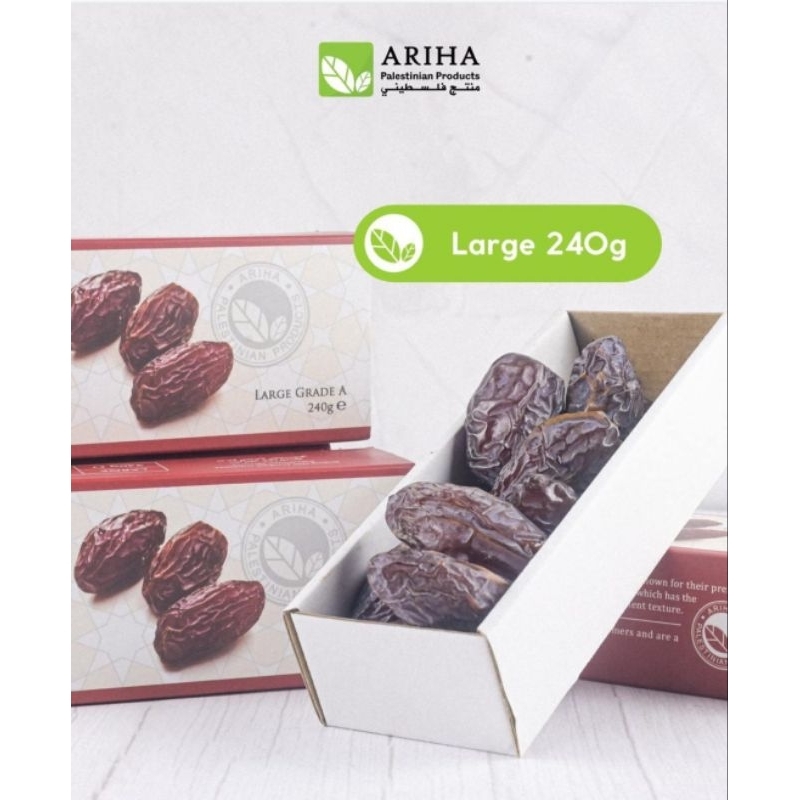 

Kurma Medjool Ariha LARGE 250gr ASLI PALESTINA medjol medjoul
