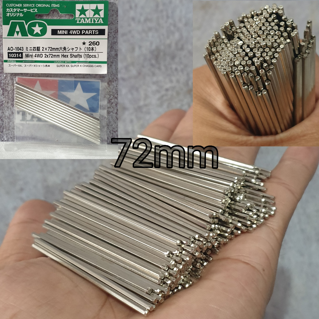 Tamiya 10314 / Tamiya As Roda AO 72mm Hex Shaft / As Roda 72mm Original