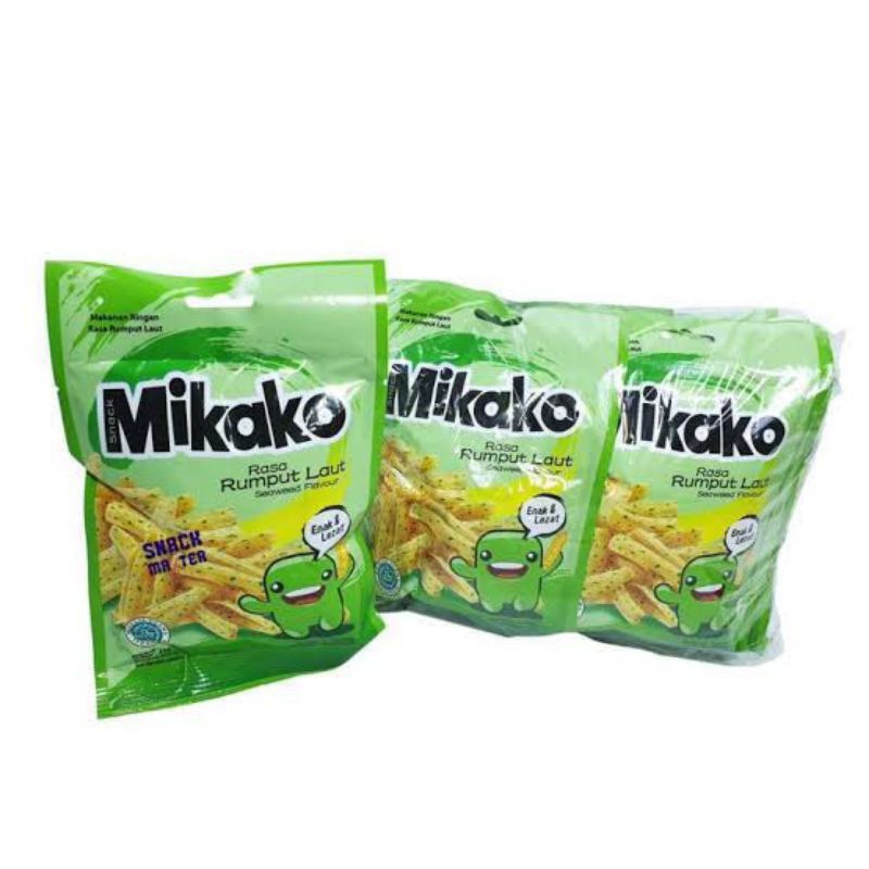 

Mikako rasa rumput laut 18g/ 1 pack isi 10 bungkus