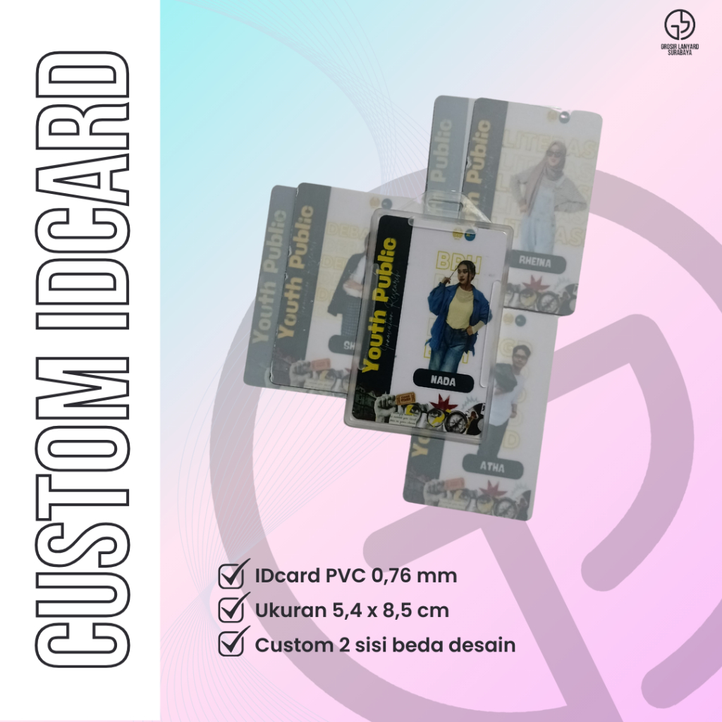 

(SATUAN) CETAK IDCARD CUSTOM PVC 0,76 MM