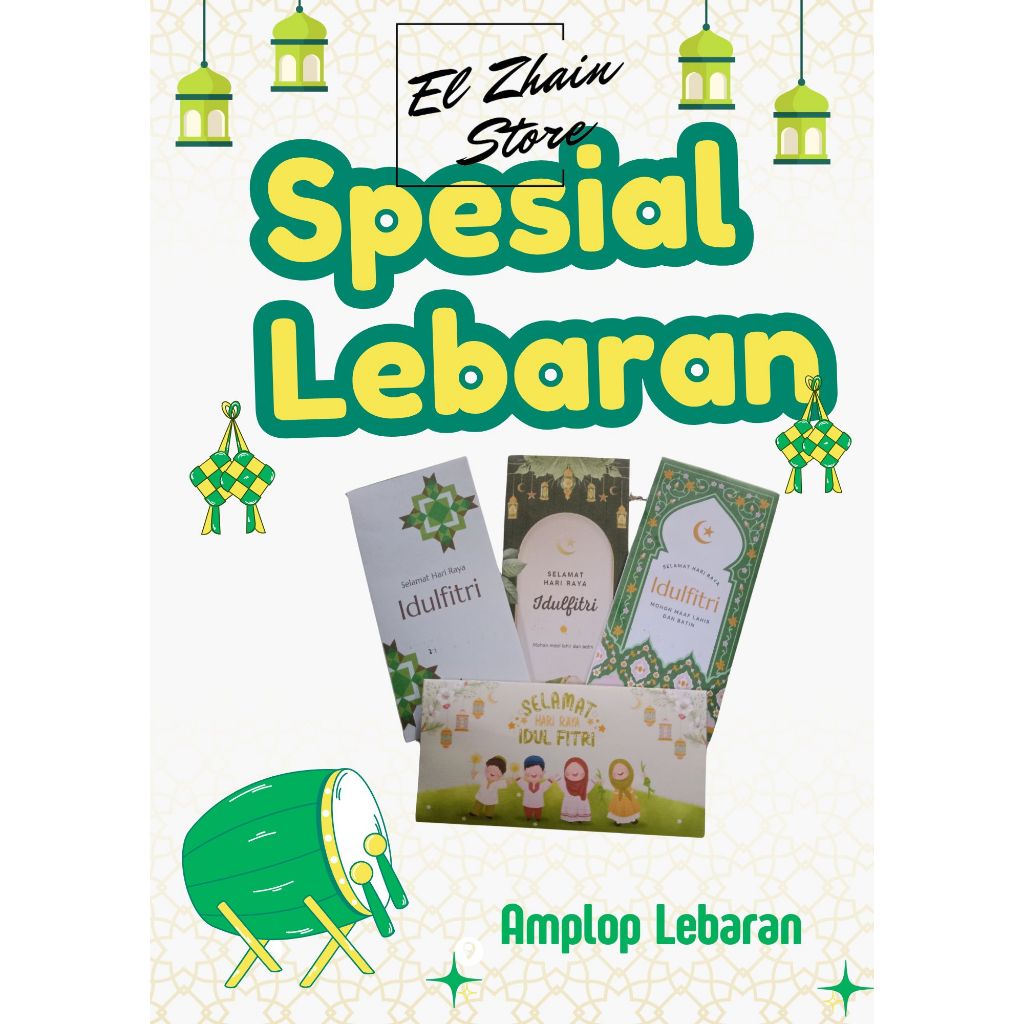 

Amplop Lebaran Idul Fitri produksi rumahan murah tebal Isi 12-Pcs