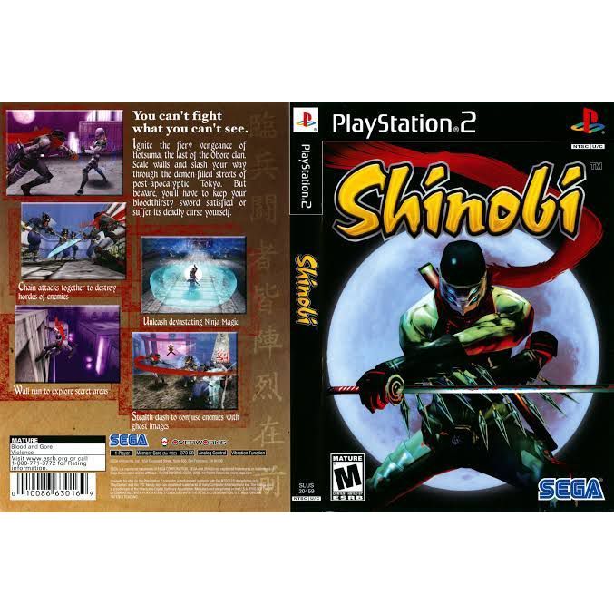 Shinobi GAME PS2 UNTUK PC LAPTOP ANDROID - EMULATOR