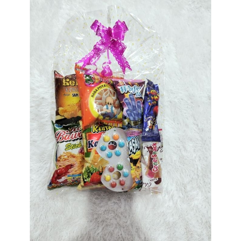

paket Snack ulang tahun//hampers anak//sourvenir ulang tahun//bingkisan ulang tahun anak//paket 9barang