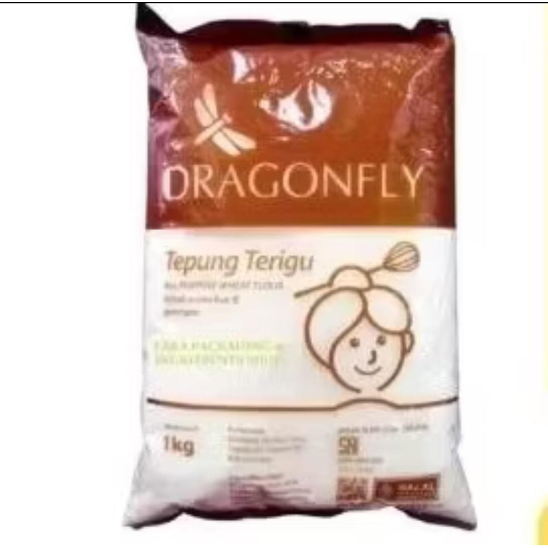 

TEPUNG TERIGU DRAGON FLY KEMASAN 1 KG