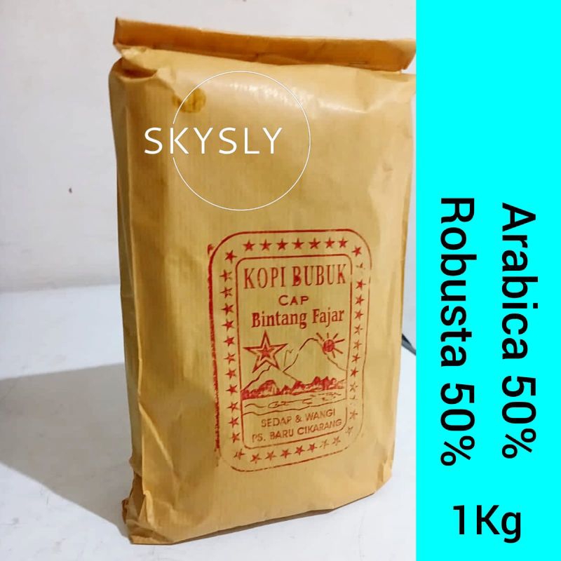 

Kopi Gold Blend Premium 50% Biji Kopi Arabica 50% Robusta Kopi Susu Kekinian -1Kg