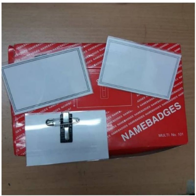 

Name Tag/ Card Holder /Gantungan ID Card/ID Card Jepit HARGA 1 PCS (RANDOM)