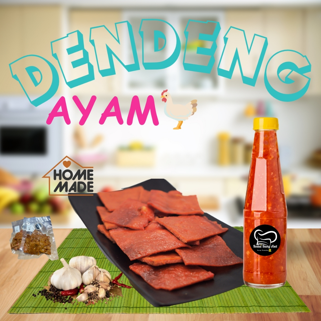 

Dendeng Ayam Bumbu Rempah 100% Daging Ayam - 100gr