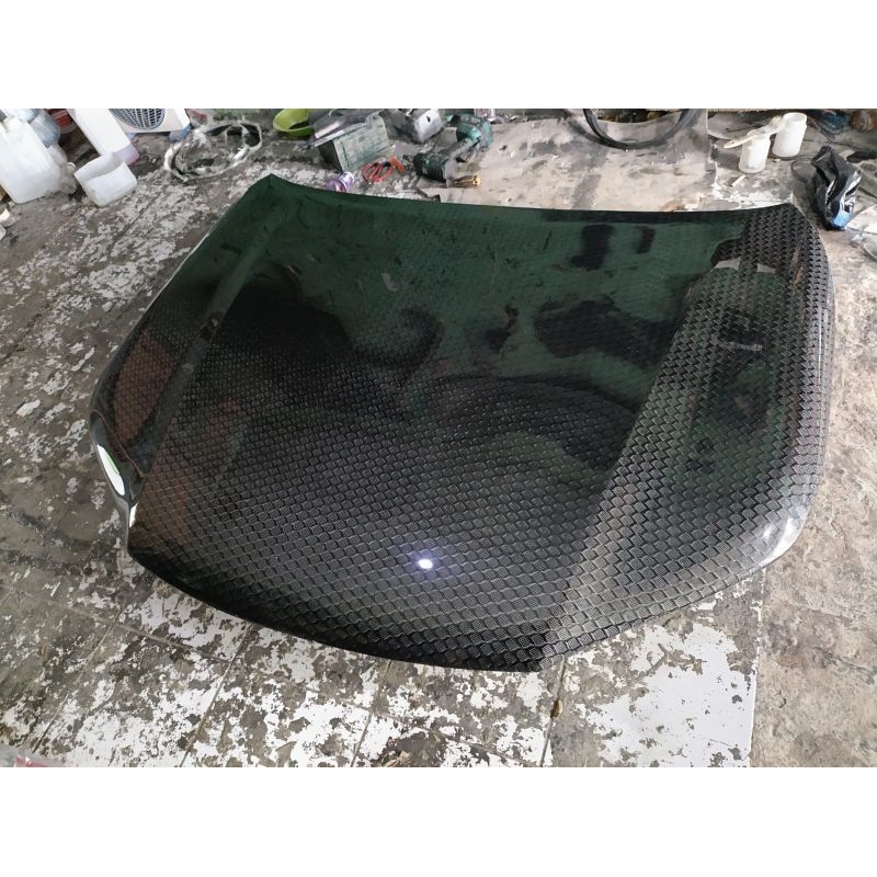 kap mesin custom carbon kevlar fortuner vrz