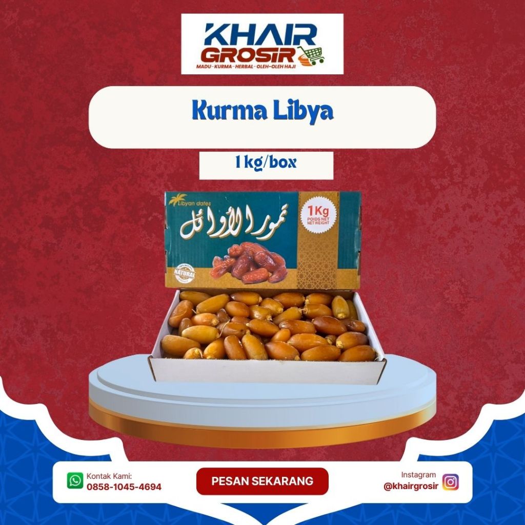 

Kurma Ruttob Libya 1 Kg Fresh