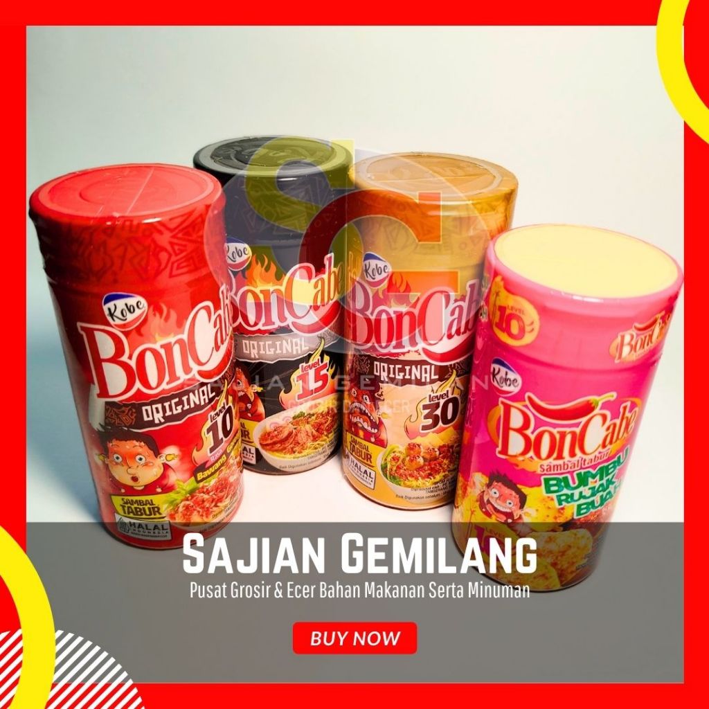 

Bon Cabe Sambal Tabur level 15 - Grosir Sajian Gemilang