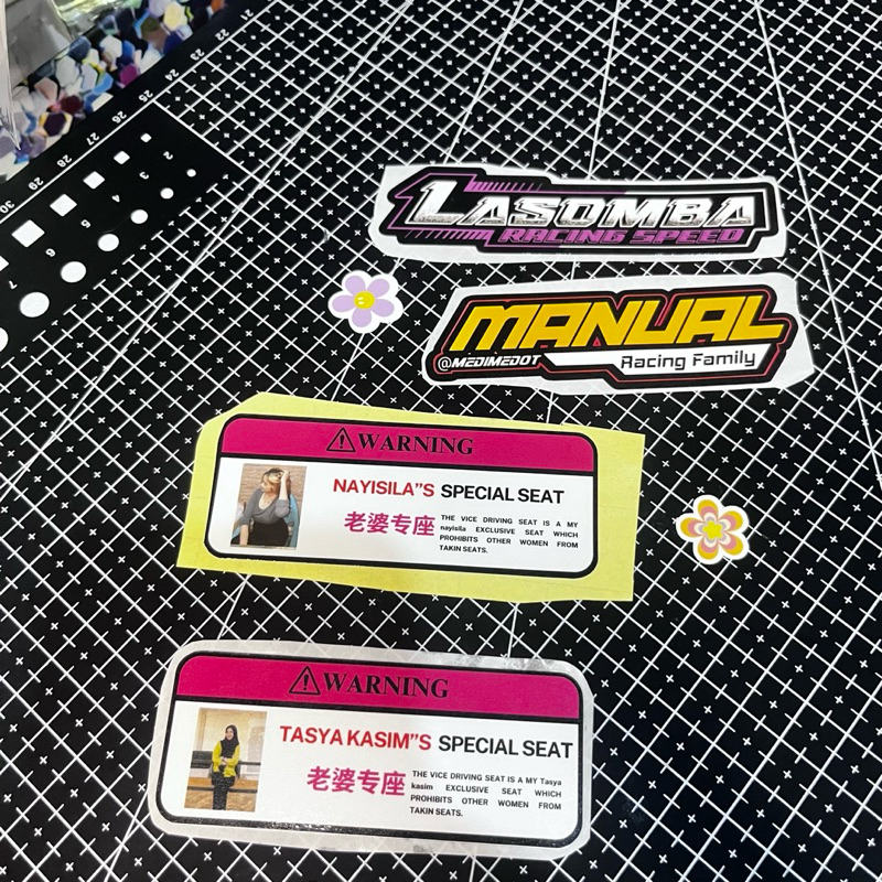 stiker special seat  sticker motor stiker special seat custom