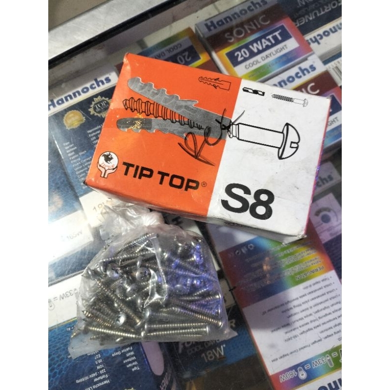 paket/ fiser /baut/varian s8 plus baut s 8 X1 1/4 3 cm per paket baut saja fisher saja