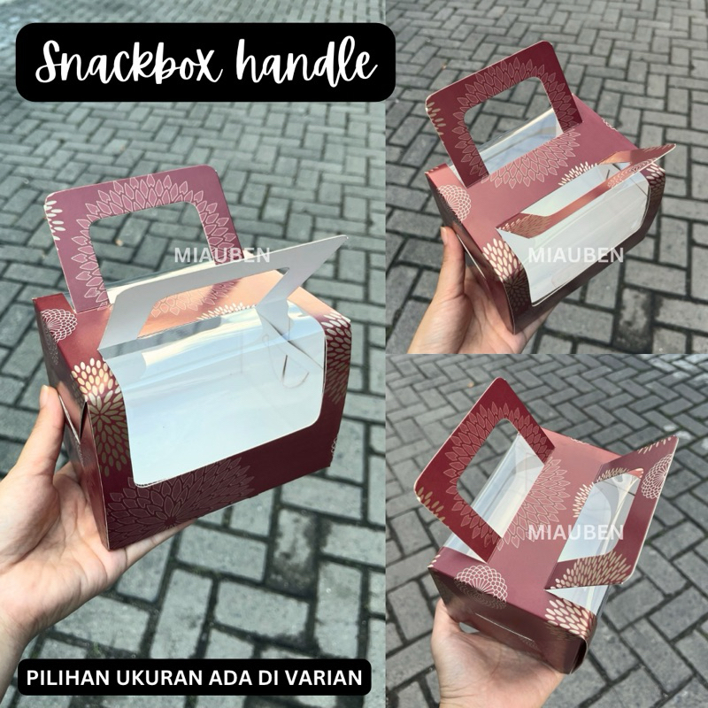 

snackbox handle kotak kue mika handle
