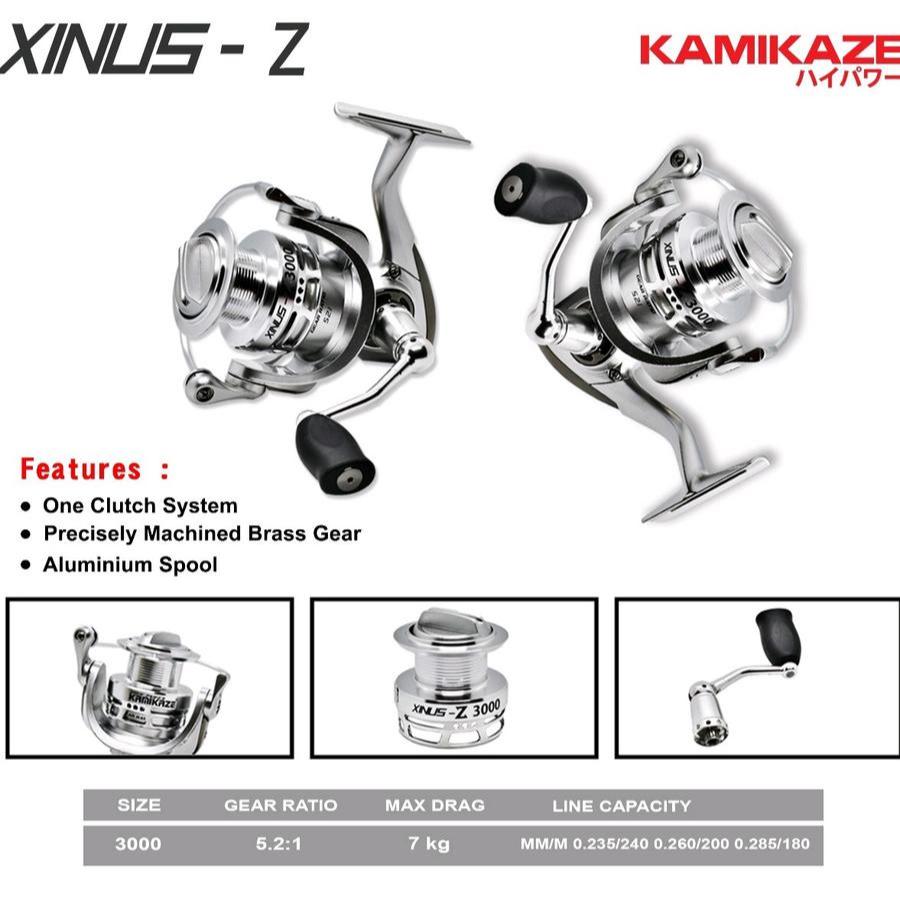 Reel Pancing Kamikaze Xinus-Z 3000 6+1BB Spinning