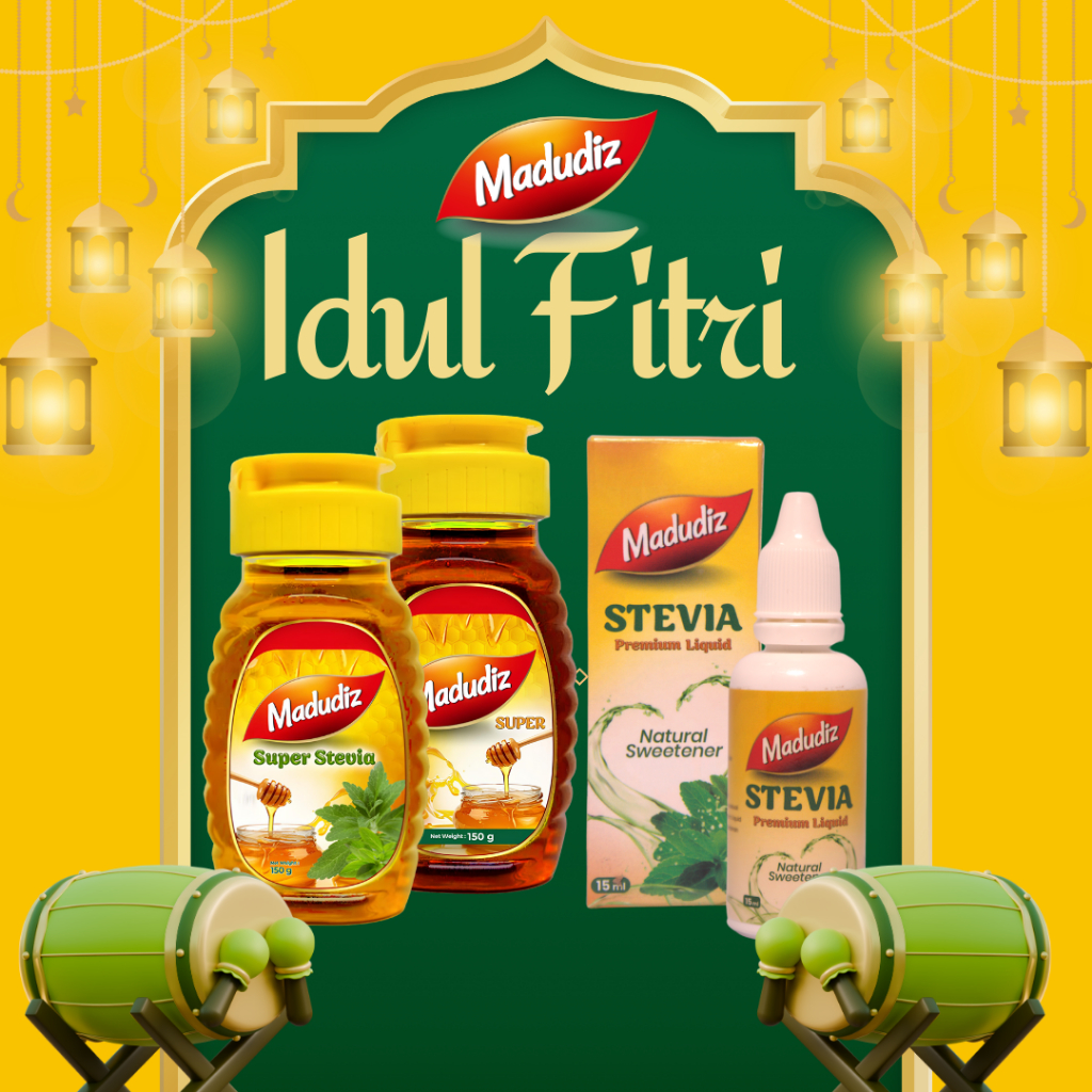 

Madudiz Madu : Madu Super 150gr , Madu Ektrak Daun Stevia 150gr , Ekstrak Stevia Premium Tetes15ml (Parcel Hemat Lebaran Sehat)