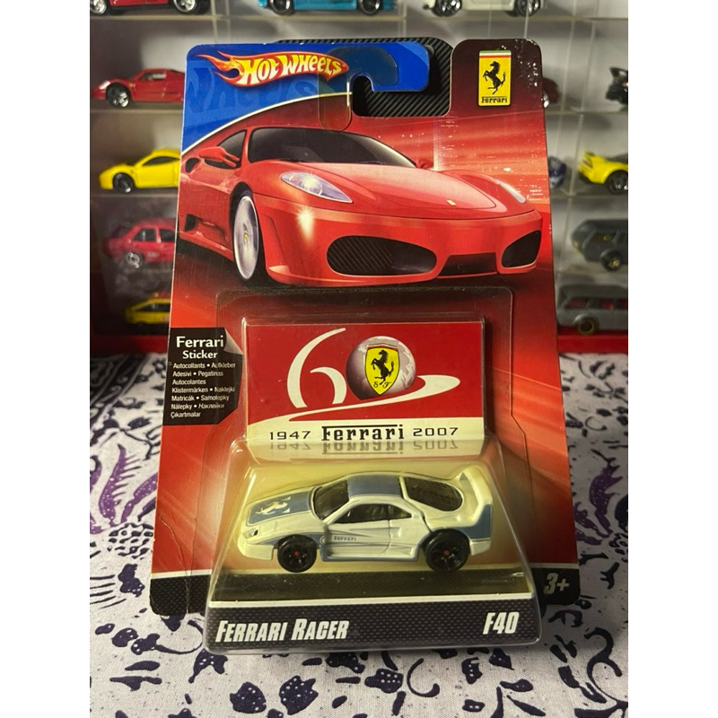 Hotwheels ferrari racer f40 anniv 60th