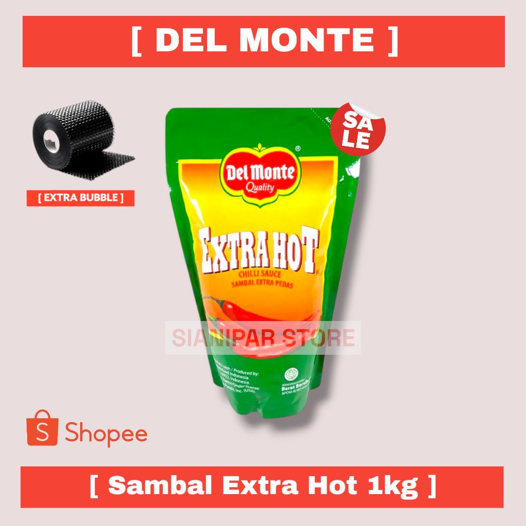 

DELMONTE CHILI SAUCE EXTRA HOT PCH 1kg