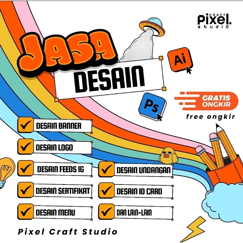 Jasa Desain Grafis | Logo, Feed Instagram, Banner, Poster, dll