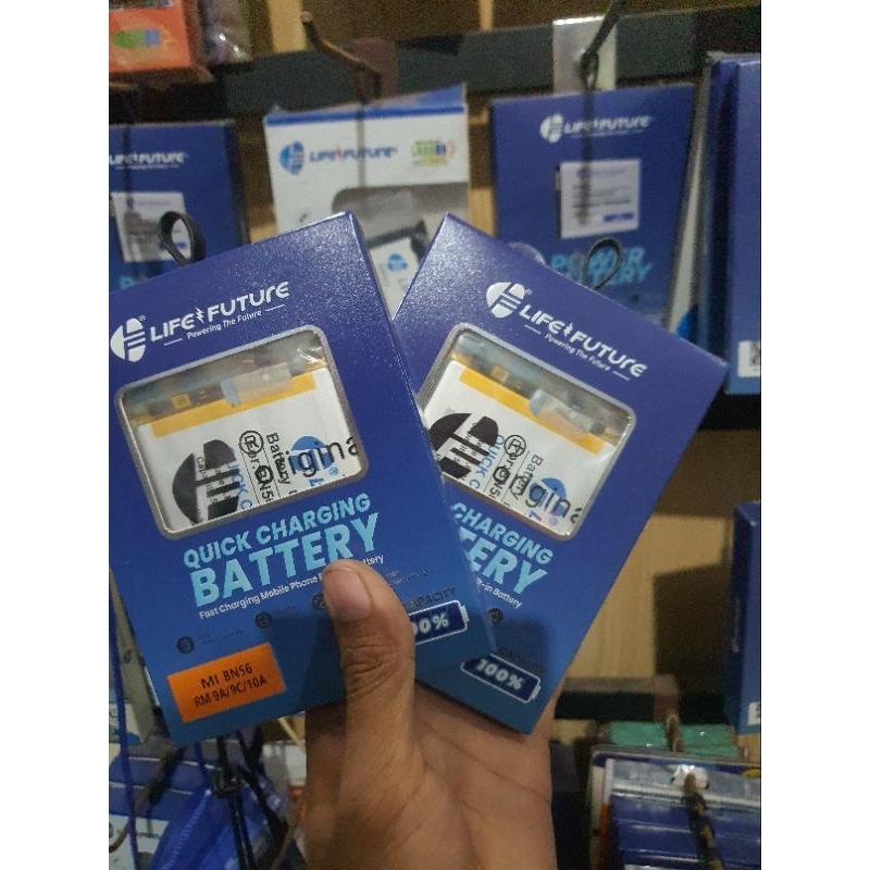 BATERAI REDMI 9A / 9C /10A DOUBLE POWER 5500mAh DOUBLE IC BN56