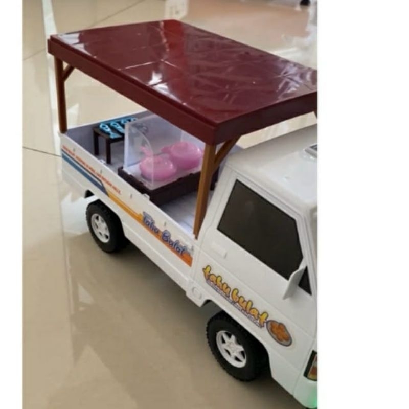 Mainan Mobil PICKUP LED& Bunyi Tahu Bulat//Mainan Miniatur Mobil Tahu Bulat Suara Dan Lampu