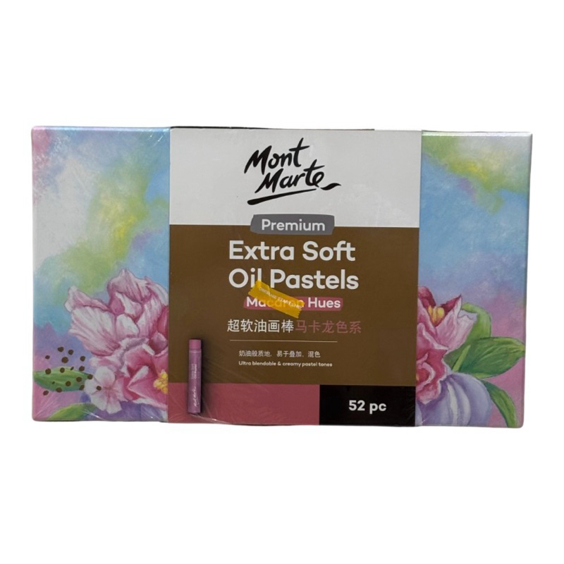 

NEW!! KKV Ohsome Crayon Mont Marte Premium Soft Oil Pastel 52 color warna anak mewarnai menggambar media gambar pensil
