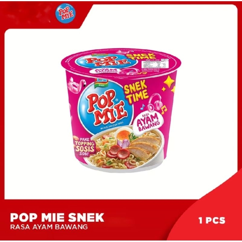 

Pop Mie Snek Time Rasa Ayam Bawang 38gr