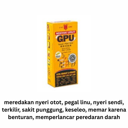 Minyak Urut GPU - Cap Lang Minyak Urut GPU Sereh