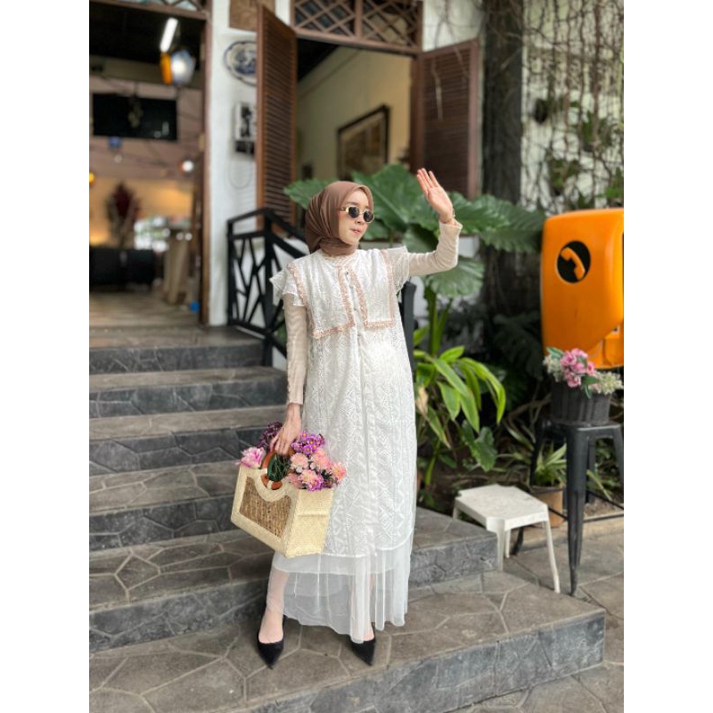 Outer brukat/Cardigan brukat/outer kekinian/Cardigan kece