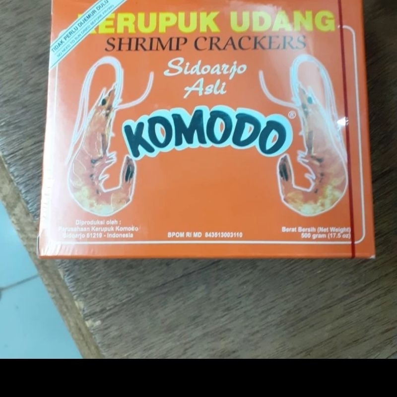 

krupuk udang shrimp crakckers komodo 500 gram / krupuk udang komodo 500 gram